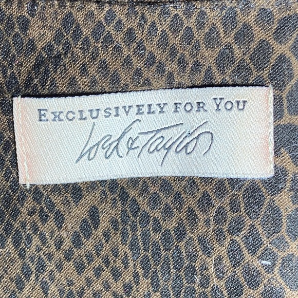 Lord & Taylor Snake Skin design zip up jacket - Picture 6 of 10